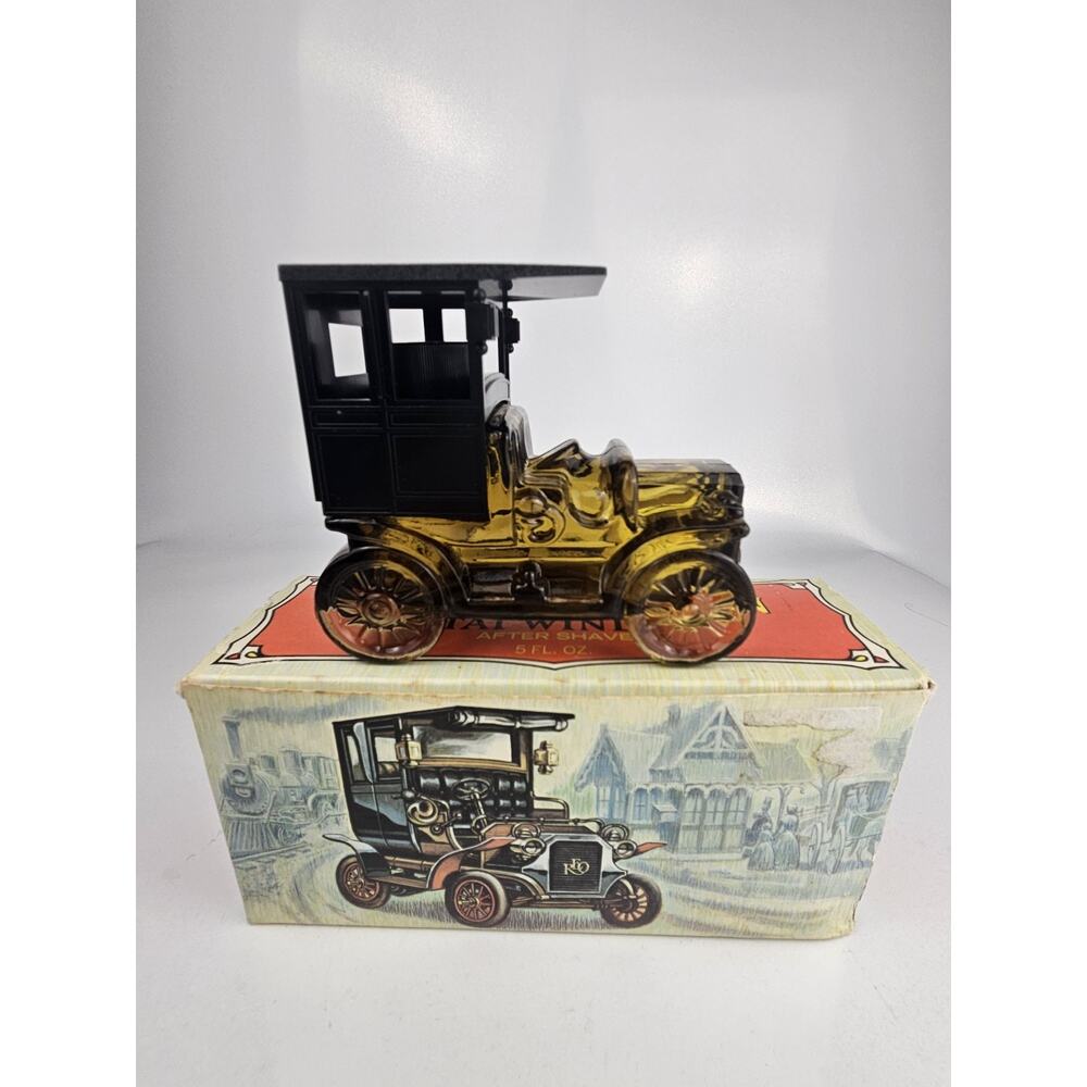 Vintage Avon 5 Oz Tai Winds Aftershave 1906 Reo Depot Wagon‎ w/Original Box